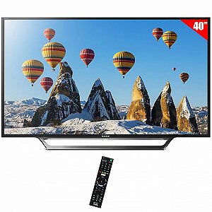 Smart TV LED 40" Sony KDL-40W655D Full HD Linux Wi-Fi com Conversor Digital