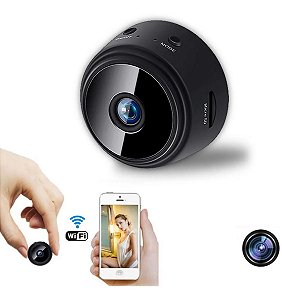 Mini Câmera Espiã Wifi Ip A9 Visão Noturna Com Gravador De Voz