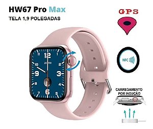 Relógio Smartwatch Série7 Hw67 Pro Max Nfc Gps