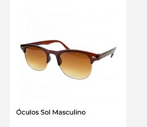 Óculos de Sol Masculino Orizom Marrom