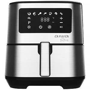Fritadeira Elétrica Aiwa AW-FT22 1.700 watts 220V ~ 50 / 60 Hz Preto com Prata
