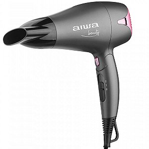 Secador de Cabelo Aiwa Beauty AW-THD1839 1.800Watts 220-240V ~50/60Hz Cinza com Rosa