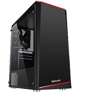 GAMES - Gabinete Gaming REDRAGON Ratchet GC-530 com Cooler de 120mm Preto