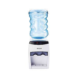 Bebedouro de Água Eletrônico de Mesa Água Gelada e Natural 127 Volts 65 Watts Branco Agratto