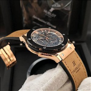 Relógio Hublot Geneve em Aço Oxiblack