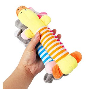 PET - Brinquedo de Pelúcia com apito para cachorro Pets Patinho