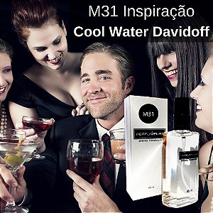 Perfume Contratipo Masculino 65 ml Inspirado em Cool Water Davidoff