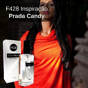 Perfume Contratipo Feminino F428 65 ml Inspirado em Prada Candy