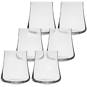 Jogo de Copos de Cristal Xtra 350ml com 06 Peças FULL FIT