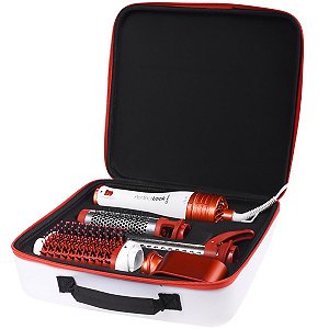 Escova Elétrica Quanta PerfectLook 04 em 01 com 220V ~ 50 / 60 Hz Branco com Vermelho