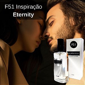 Perfume Contratipo Feminino EDP F51 65ml Inspirado em Eternity