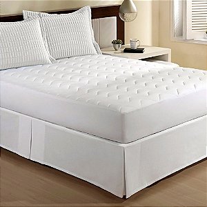 Saia para Cama Box Solteiro 1,90x90x32cm Branco SANTISTA Linha Prata