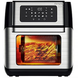 Fritadeira Elétrica Aiwa AW-OT10 1.500 watts 220V 50 / 60 Hz Preto com Prata