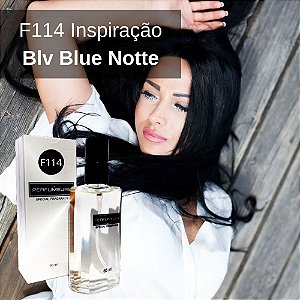 Perfume Contratipo Feminino F114 65 ml Inspirado em Bvlgari BLV Blue Notte