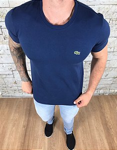 Camiseta Masculina LCT Azul Marinho Básica