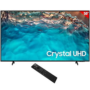 Smart TV 50" Samsung Serie 8 UN50BU8000G 4K Ultra HD Tizen Wi-Fi e Bluetooth com Conversor Digital