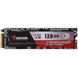 SSD M.2 de 128GB Keepdata Turbo KDNV128G-J12 2.400 MB de Leitura Preto