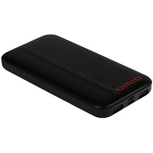 Carregador Portátil Aiwa AW-PBF10000 10.000 mAh 2 Saídas USB Preto