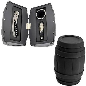 Kit de vinho jogo xadrez com maleta 05 peças. SXQ6603KIT