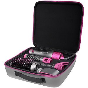 Escova Elétrica Quanta PerfectLook QTKCS7000 04 em 01 com 220V ~ 50 / 60 Hz Cinza com Rosa