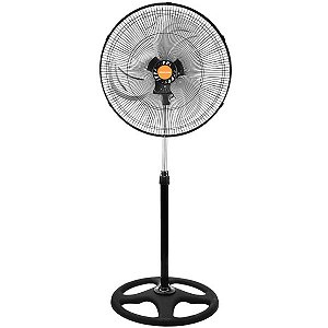 Ventilador MEGA STAR FAN1816A 18” 3 Pás 75 Watts 220V ~50/60 Hz Preto com Prata