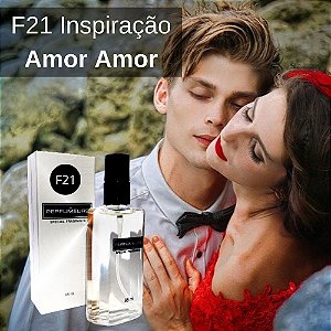 Perfume Contratipo Feminino EDT F21 65 ml Inspirado em Amor Amor