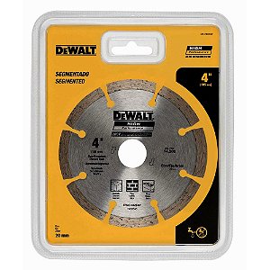 Disco de Corte para Serra Mármore Diamantado Segmentado 105 X 20mm DEWALT