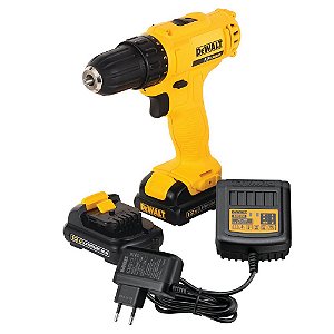Parafusadeira e Furadeira 12 Volts com 02 Bateria de Lítio Amarelo DEWALT