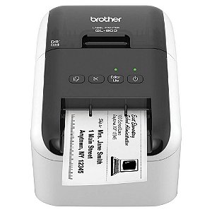 Impressora Térmica para Código de Barras Brother 300 dpi QL800