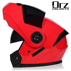 Capacete Moto Unissex Inteligente Importado Leve com Visor Protetor Solar à Prova de Chuva Melhor Marca Mundial