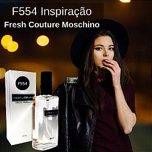Perfume Contratipo Feminino F554 65 ml Inspirado em Moschino Fresh Couture