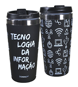 Copo Térmico Profissão Tecnologia da Informação 450ml CASUAL GIFT
