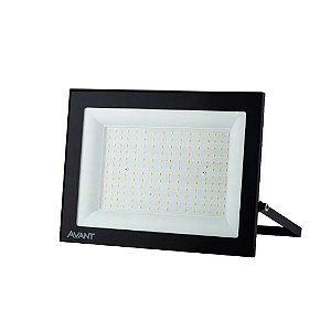 Refletor Led 200W 6500K 15000 Lúmens Branca Bivolt Preto AVANT
