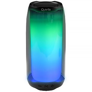 Caixa de Som QUANTA Speaker Watts com Bluetooth / Rádio FM e Auxiliar Preto
