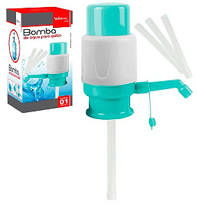 Bomba de Água Manual para Galão 10/20 Litros Plástico WELLMIX