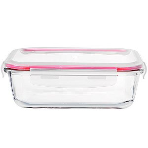 Pote Hermético em Vidro Borossilicato Retangular 23x18cm FULL FIT