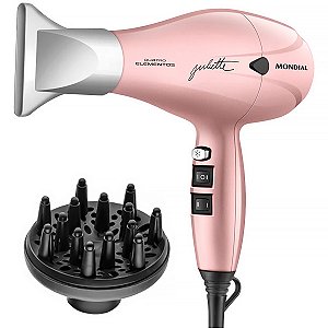 Secador de Cabelo MONDIAL SCP-JU-01 2.000 Watts 220 V ~ 50 / 60 Hz Rosa