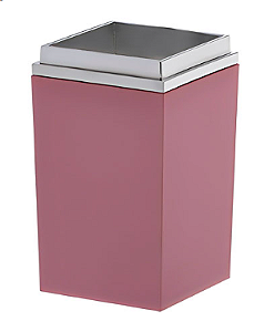 Porta Escova Quadratta Rosé 12cm PARAMOUNT