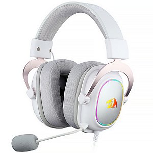 Games - Headset Gaming REDRAGON Zeus X H510W-RGB 7.1 com USB para PC / PS4 / Xbox / Smartphone e Nintendo Switch Branco