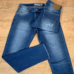 Calça Masculina Jeans LCT Bolso Desfiado Básica