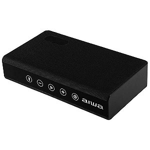 Speaker AIWA AW-20H 20 Watts com Bluetooth e Auxiliar Preto
