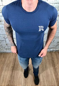 Camiseta Masculina RESERVA Azul Marinho Básica