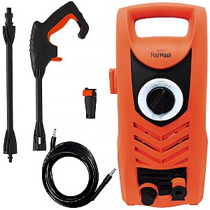 Hidrolavadora QUANTA 1.200 Watts de 6.5 L / m 220V ~ 50Hz Laranja com Preto