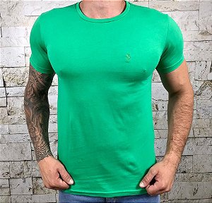 Camiseta Masculina RL Verde Básica