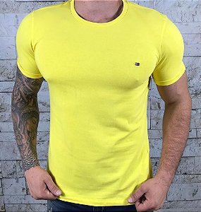 Camiseta Masculina TH Amarelo Básica