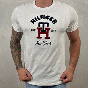 Camiseta Masculina TH Branco New York Diferenciada