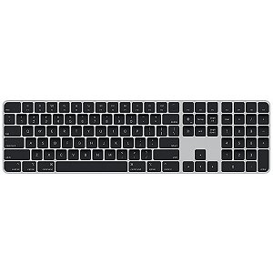Teclado sem Fio APPLE Magic Keyboard with Touch com Bluetooth Cinza com Preto