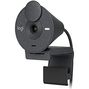 Webcam LOGITECH Brio 300 Full HD USB-C Cinza
