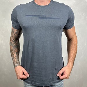 Camiseta Masculina HB Cinza Médio