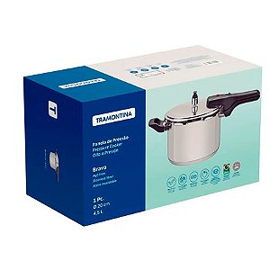 Fervedor de Inox Solar TRAMONTINA com Tampa e fundo Triplo com 02 Litros Prata
